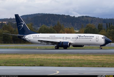 Blue Panorama Airlines Boeing B737-800